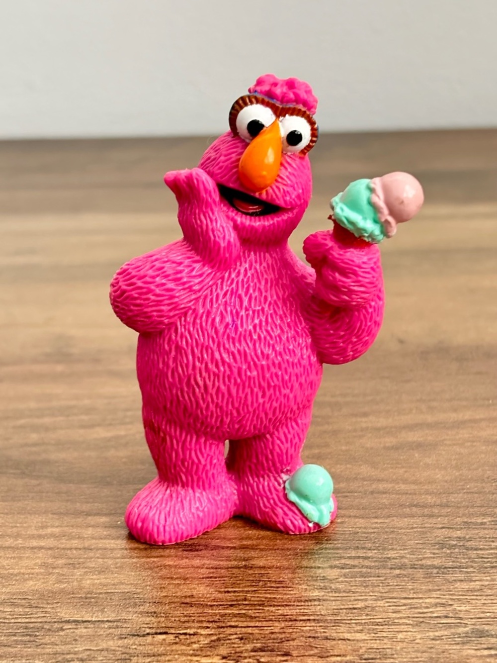 VINTAGE 1997 Sesame Street Telly Monster Figure TYCO Preschool Toy Jim Henson